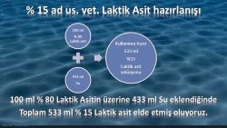 %15 Laktik asit hazırlanışı...