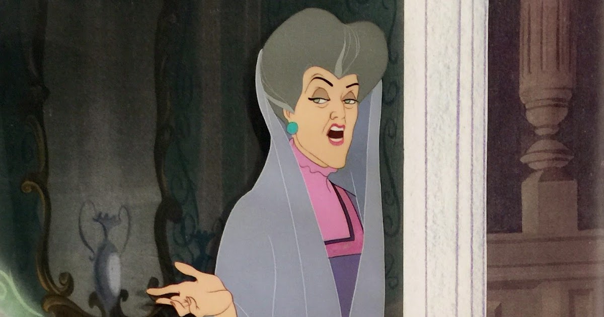 Animation Collection Production cel of Lady Tremaine