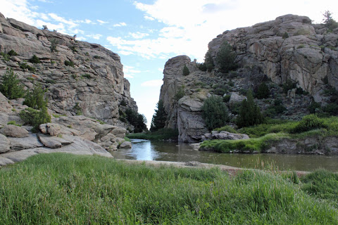 This is Devil's Gate, in Wyoming, as described on page 104.