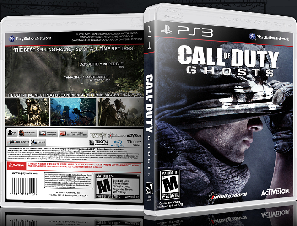 Amazoncom: Call of Duty: Ghosts - Xbox 360: Activision