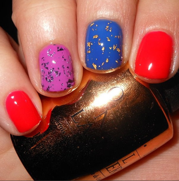 Pinky Finger Painted Blue Pinky Finger Painted Blue