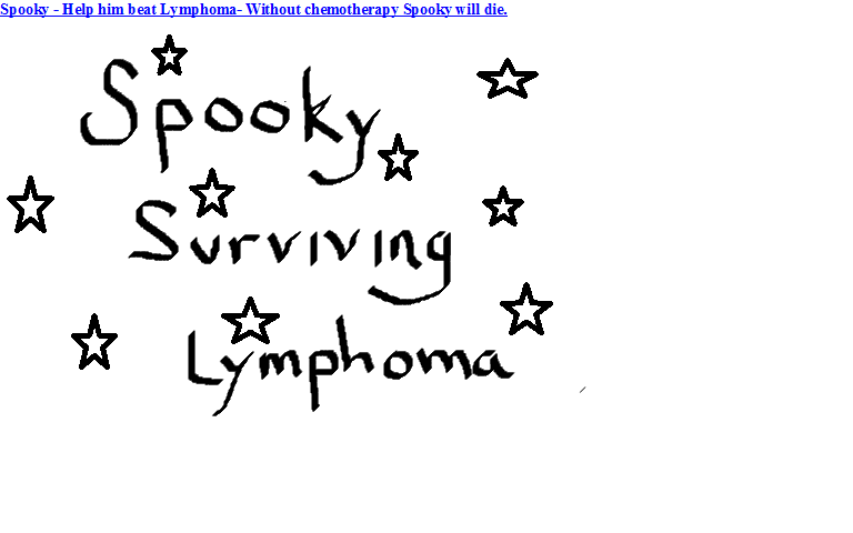 Lymphoma-Spooky Shorty is Surviving Lymphoma
