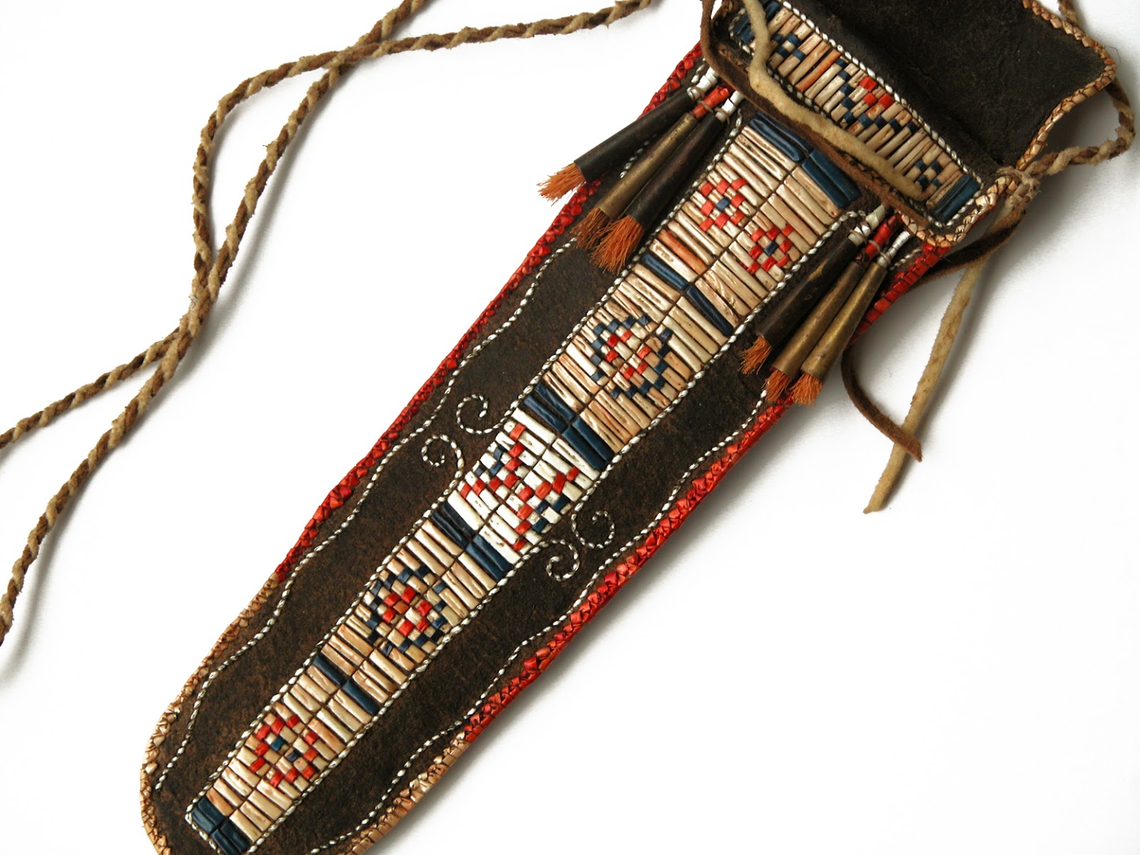 Contemporary Makers Shawn ster Quilled Knife Sheath for Lally House