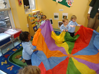Welcome to the HH Toddler Classroom!: Parachute Fun