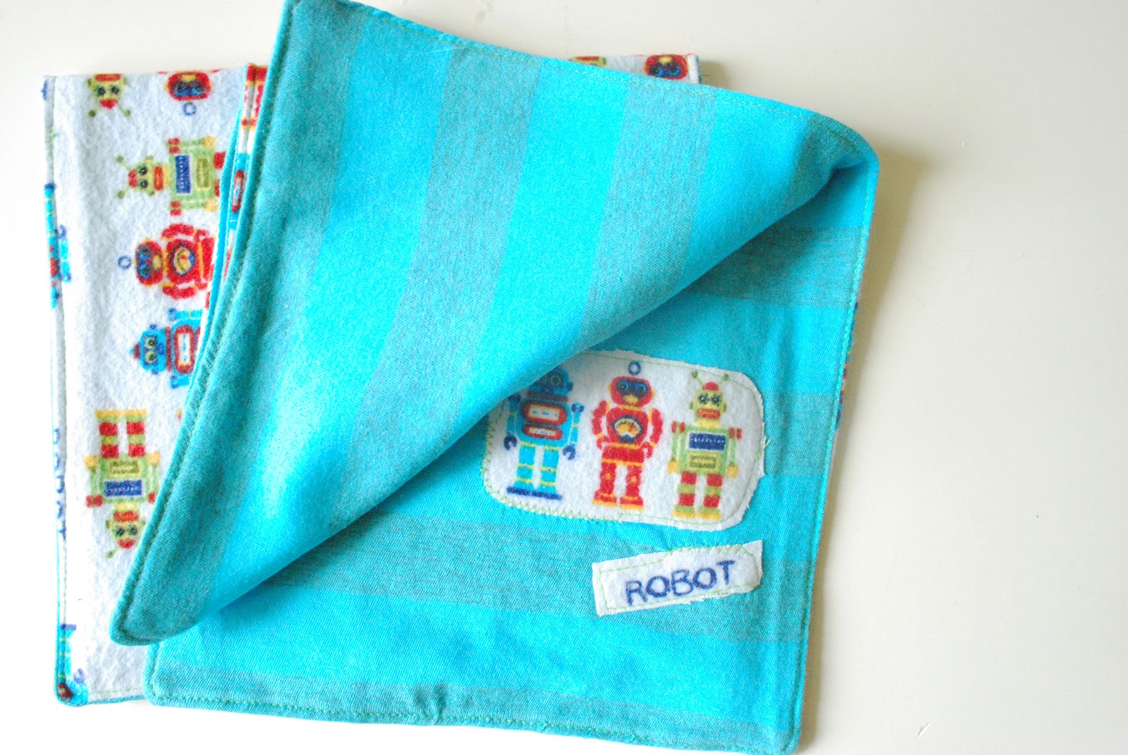 Larissa Another Day Simple Burp Cloth Tutorial