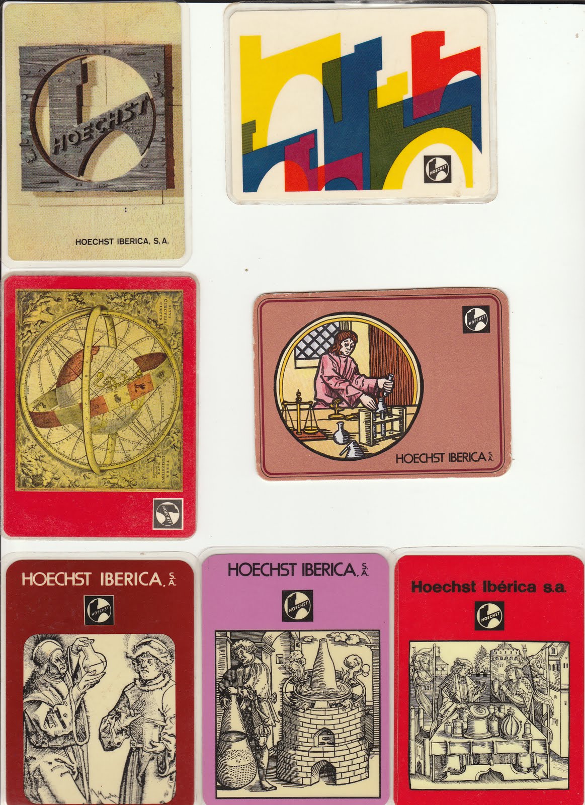 Colecciono calendarios HOECHST Y SANOFIAVENTIS (19582011)