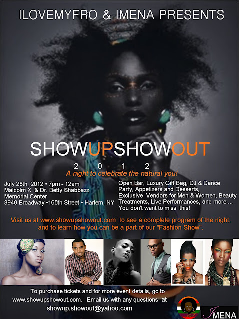 nyc natural hair event alert show up and show out rockin it flyer for a hair show