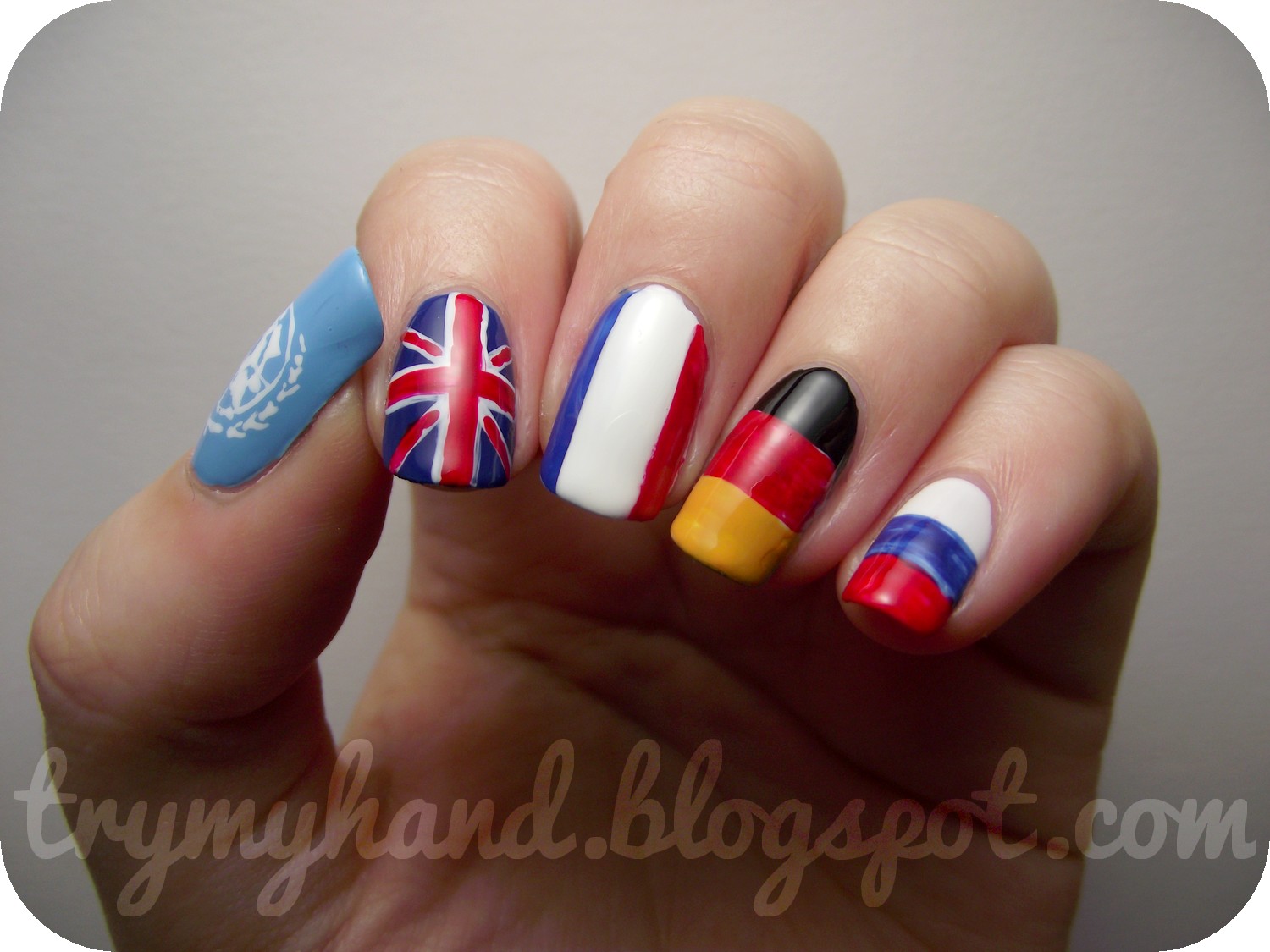 Try My Hand NOTD Language Nails