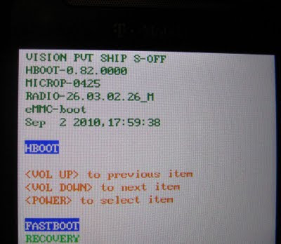 T-Mobile HTC G2 Rooted Android - S-OFF