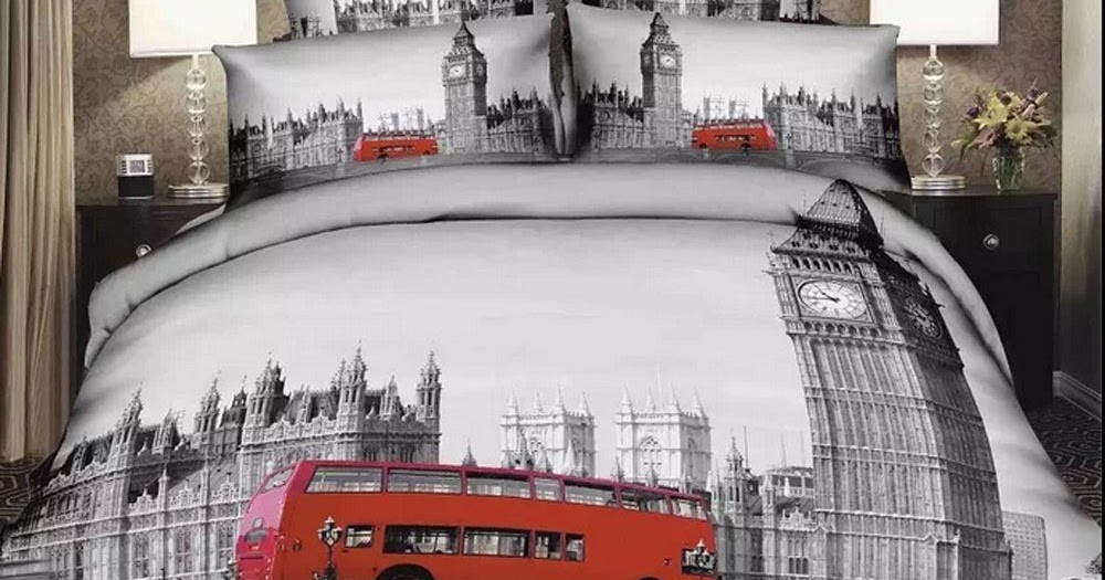London Themed Bedding & Room Decor