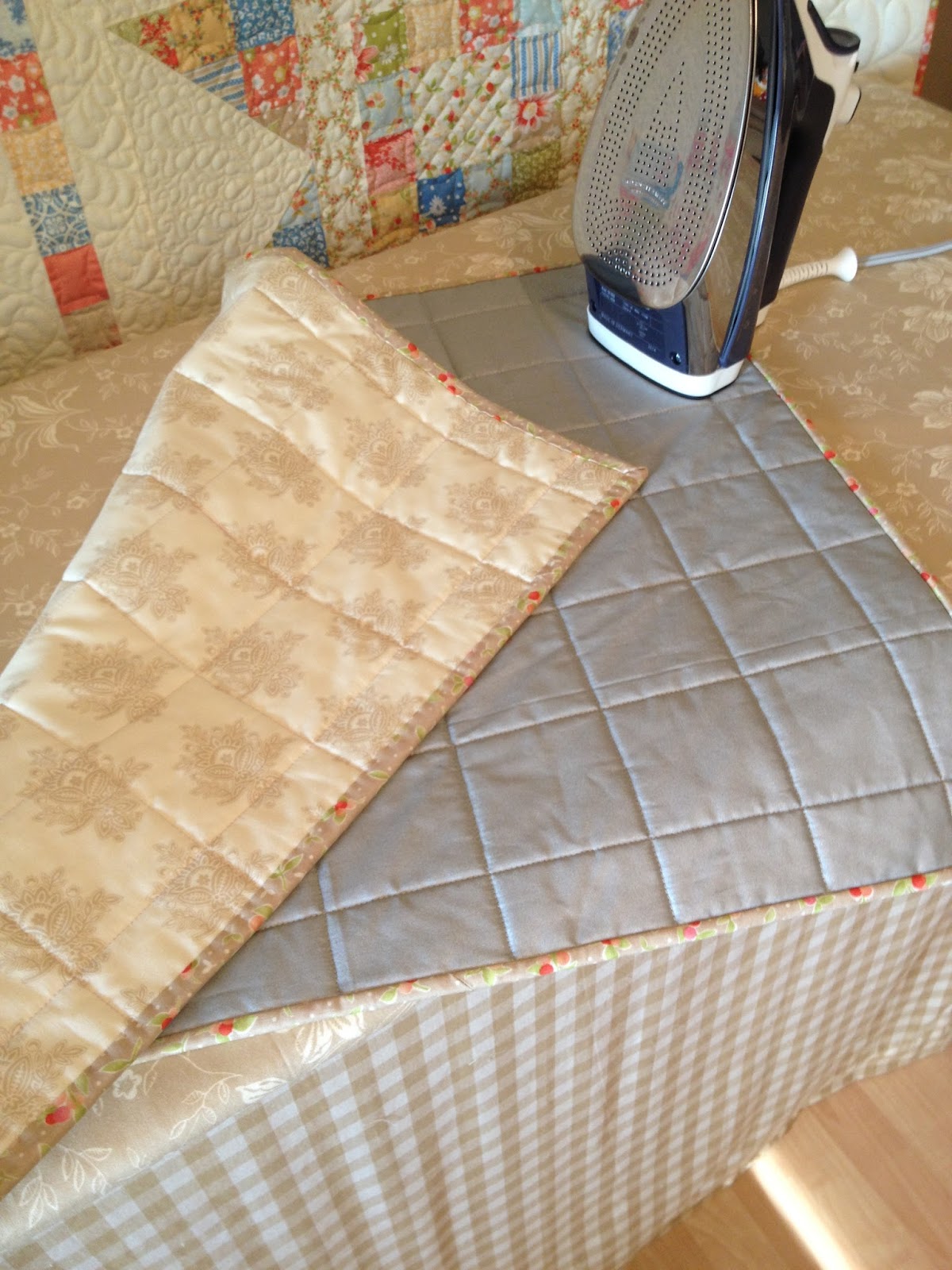 Carried Away Quilting Ironing Board Makeover & Companion Pressing Mat