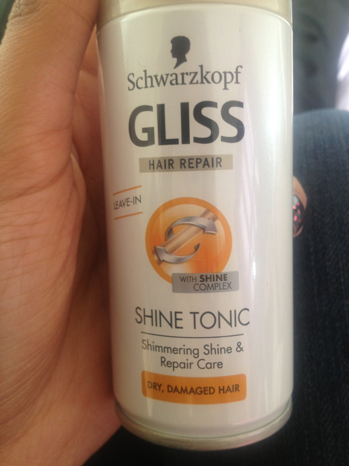 Schwarzkopf Gliss Leave in Conditioner and Schwarzkopf Gliss Shine