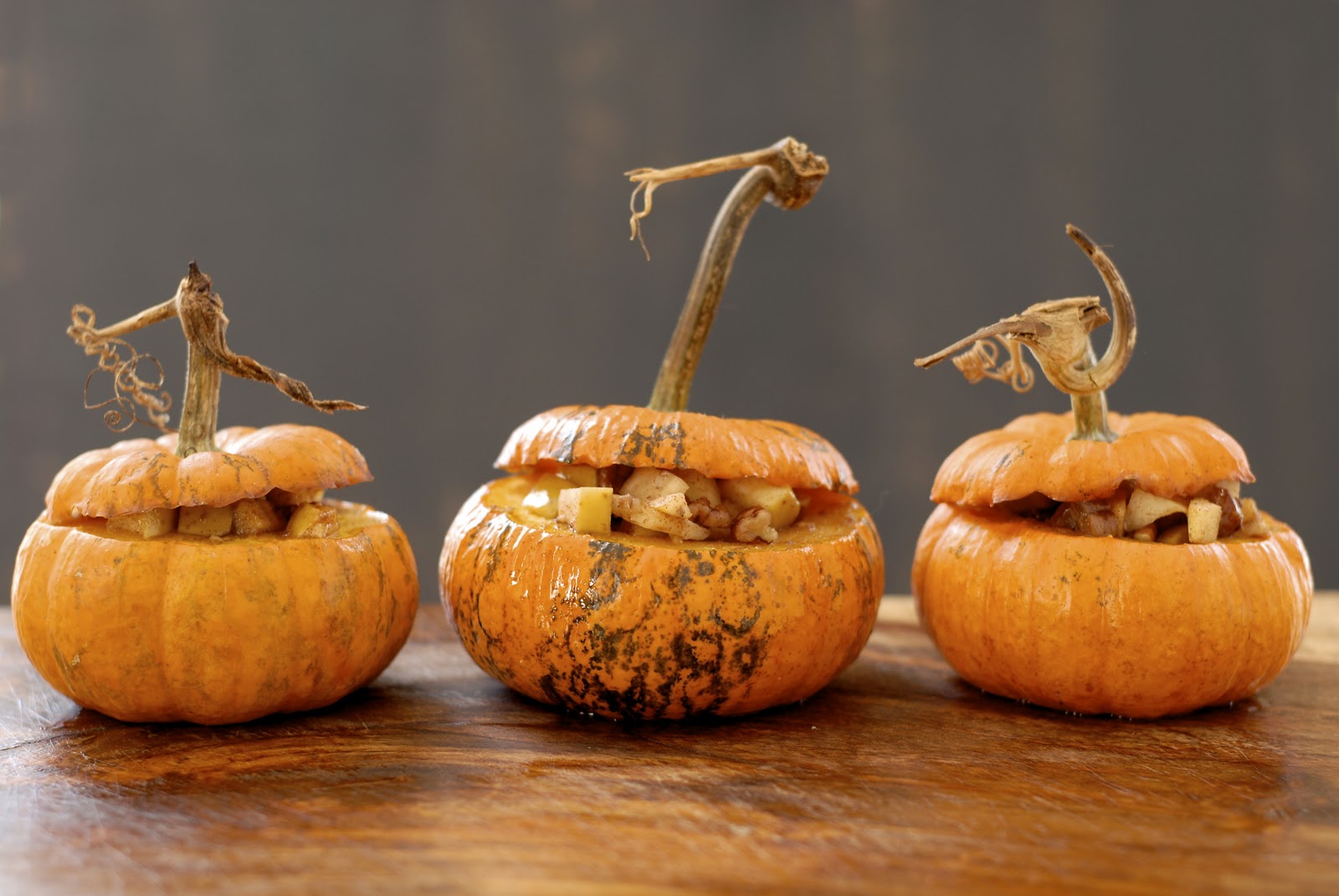 Baked Mini Pumpkins Kumquat