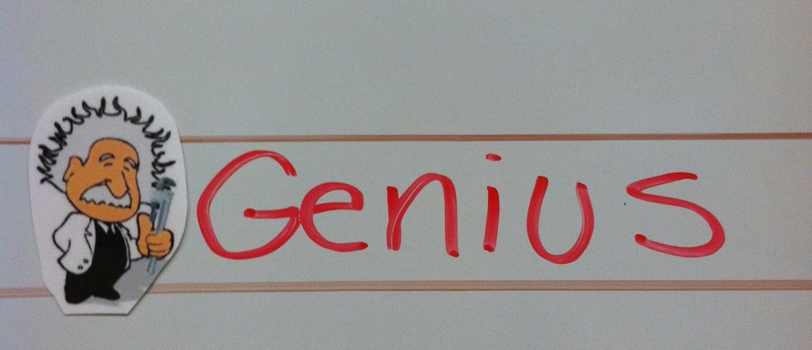 Think all night........ Teach all day The Genius Ladder