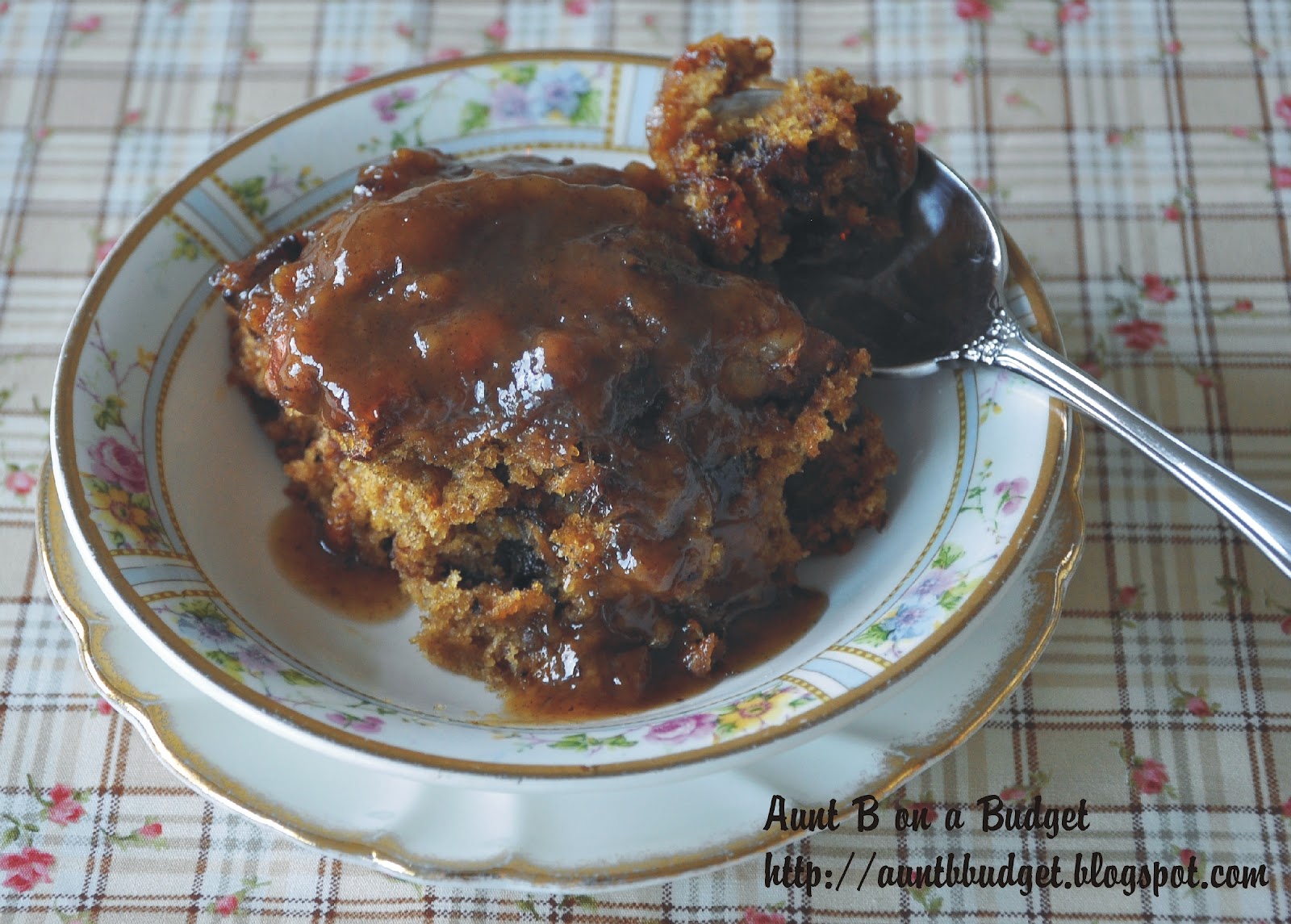 Aunt B on a Budget Date and Nut Pudding Cake