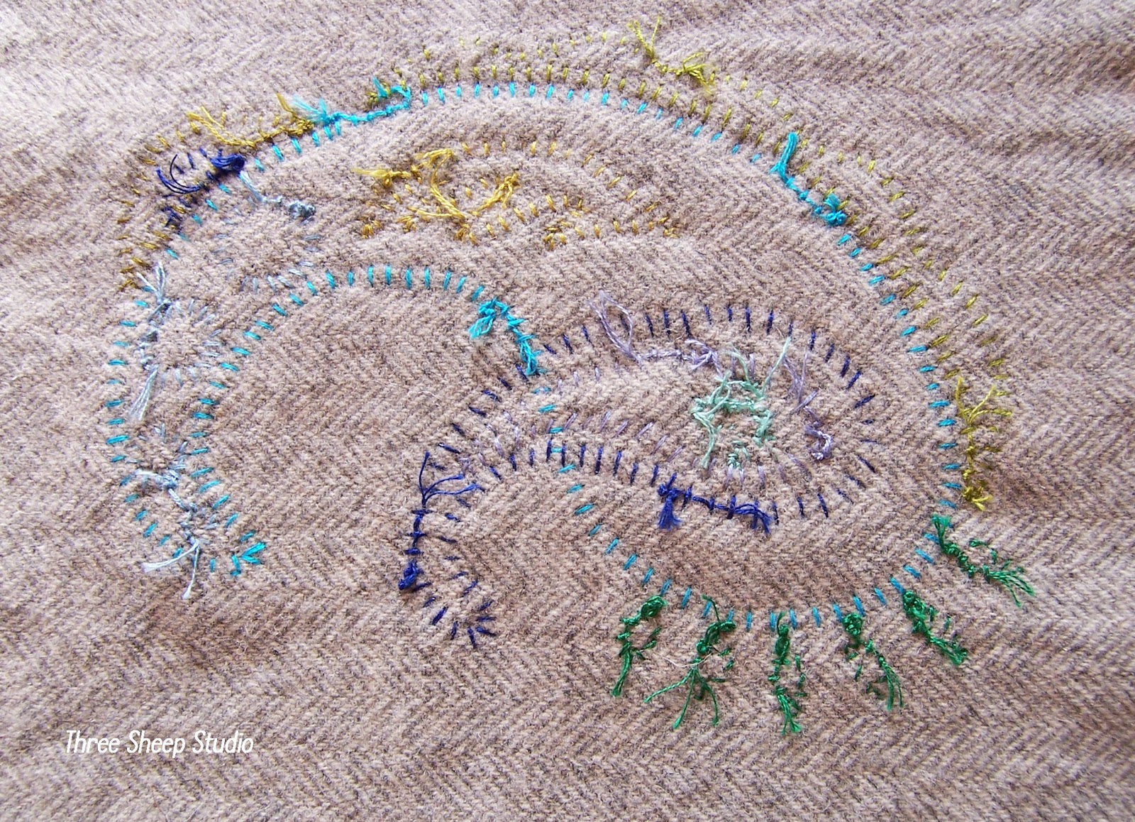 Three Sheep Studio How To Applique With Wool Series Part 3