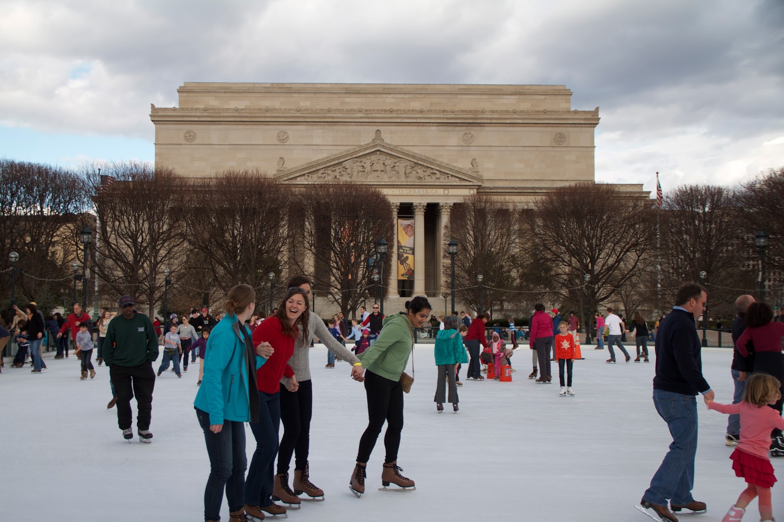 Ice Skating In Dc At The Sculpture Garden Rink