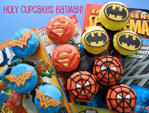 How To Make Superhero Cupcakes