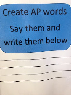 place for writing words created