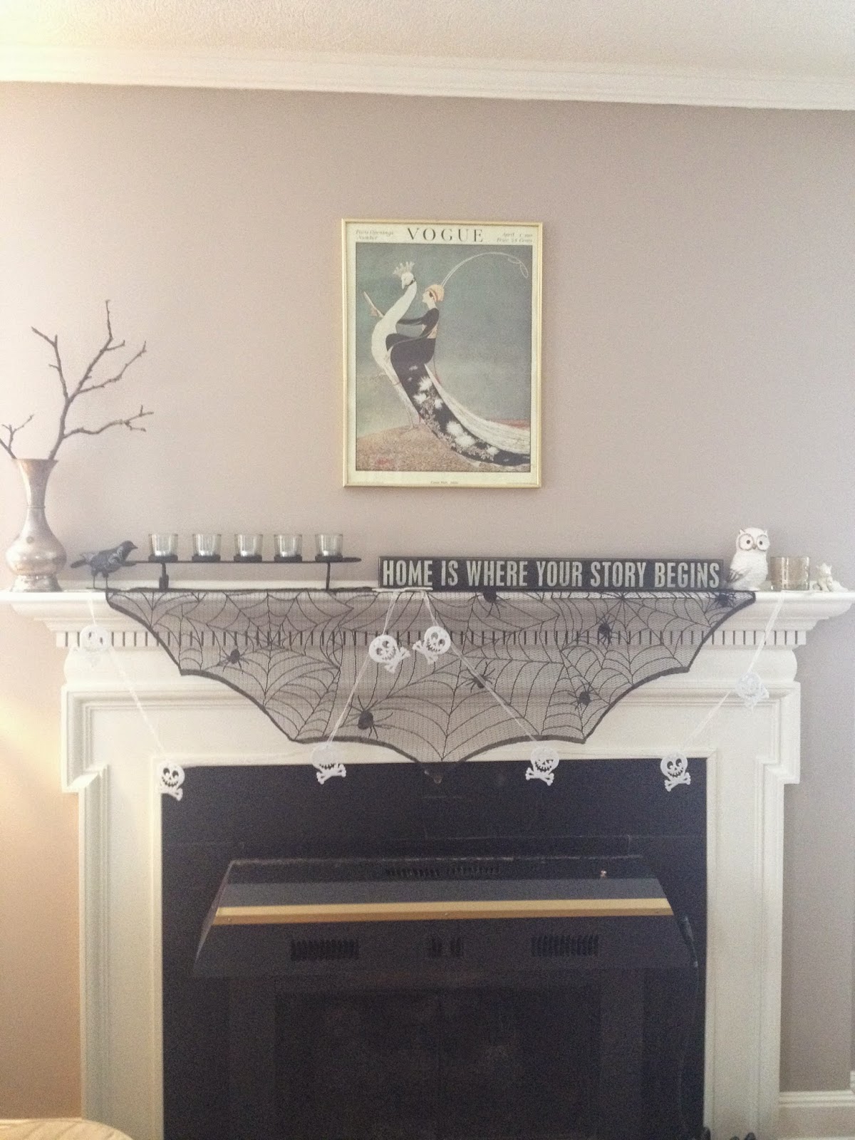 Halloween Mantle Halloween Mantle