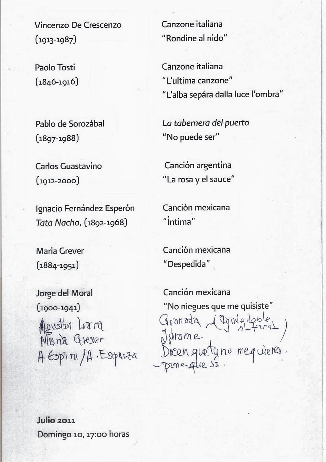 LETRA DE LA CANCION ANTOLOGIA DE letra de la cancion antologia de: