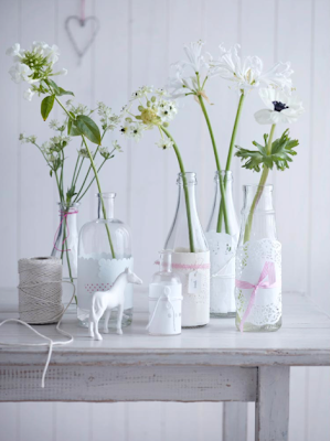 soliflores bouteilles photo Julia Hoersch via Nat et nature