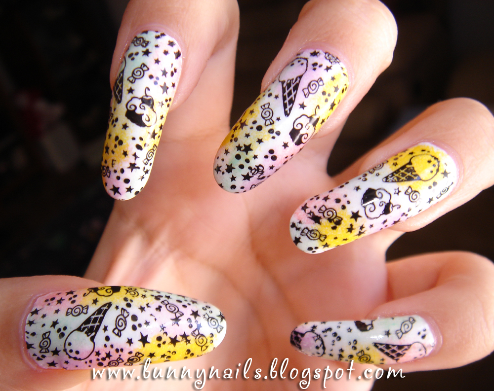 Bunny Nails Ice Cream & Candy Nails