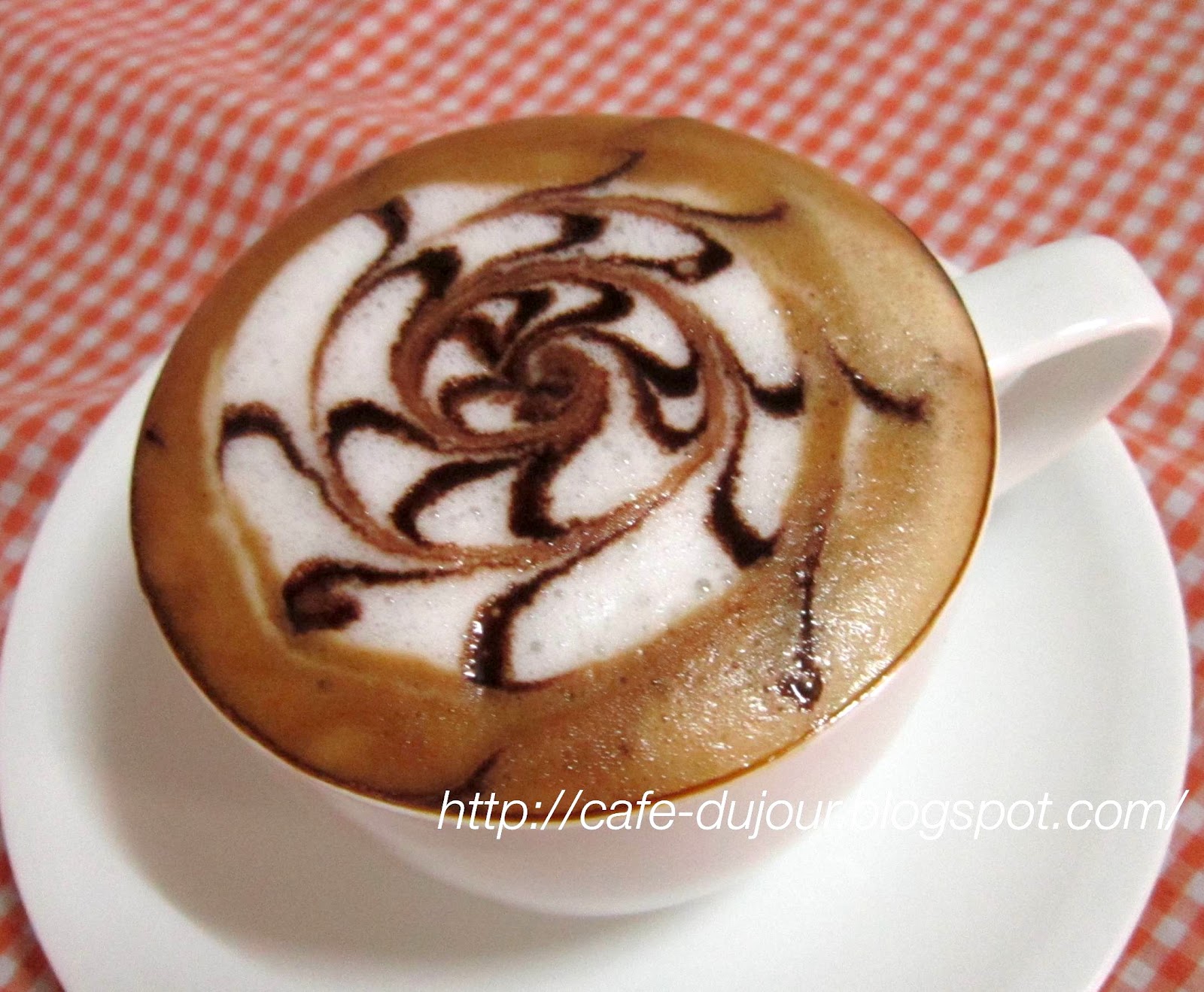 Cafe Latte Art 5, Etching Technique Cafe Du Jour