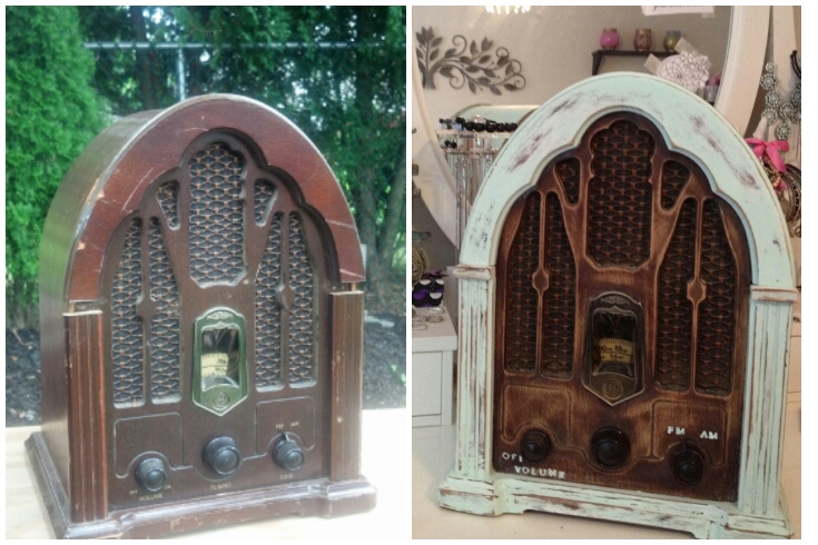 handy husband crafty wife antique radio from shabby to shabby chic handy husband crafty wife antique radio from shabby to shabby chic
