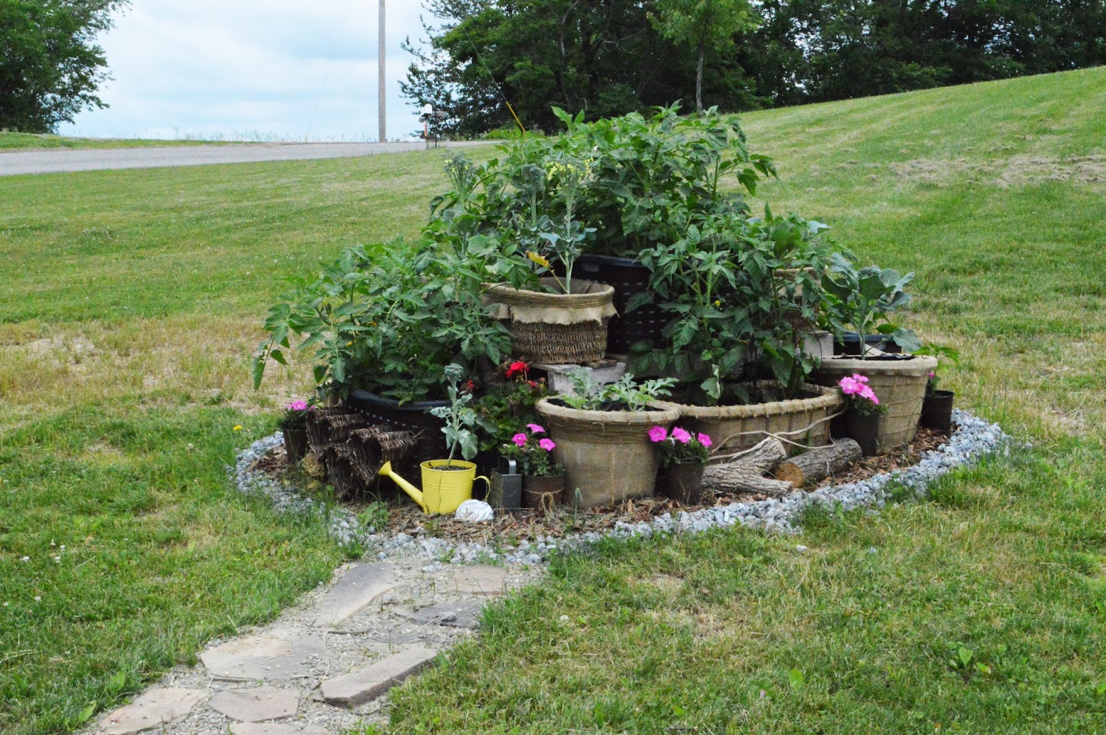 The Chic Burlap Boutique Blog Laundry Basket Gardening How to Turn