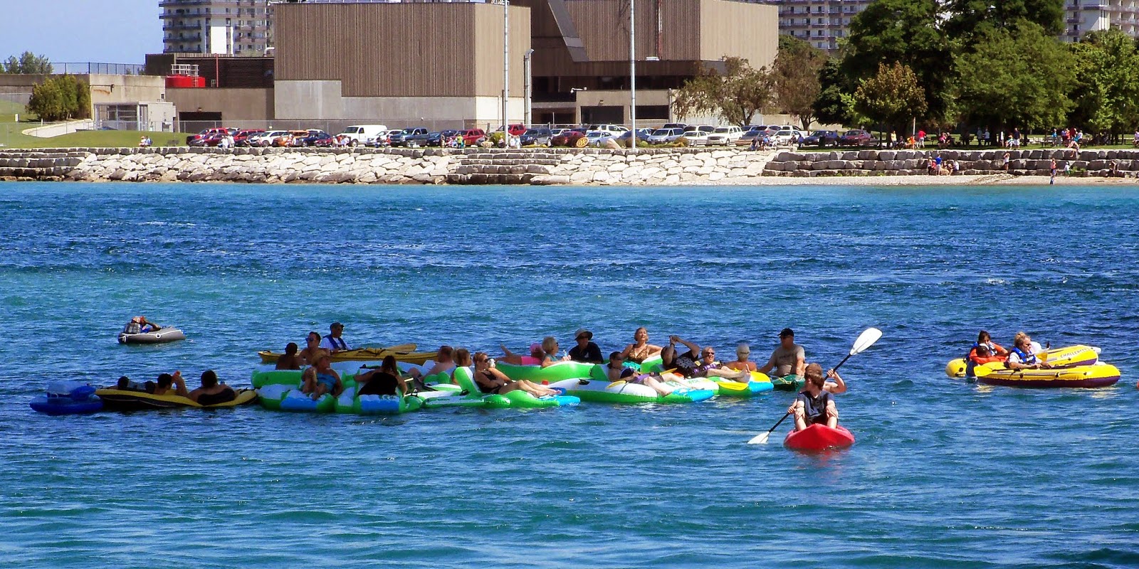 Traveling with the Longdogs Port Huron Floatdown, St Clair River MI