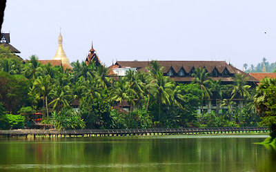 A great Yangon Hotel is the Kandawgyi Palace in the city 