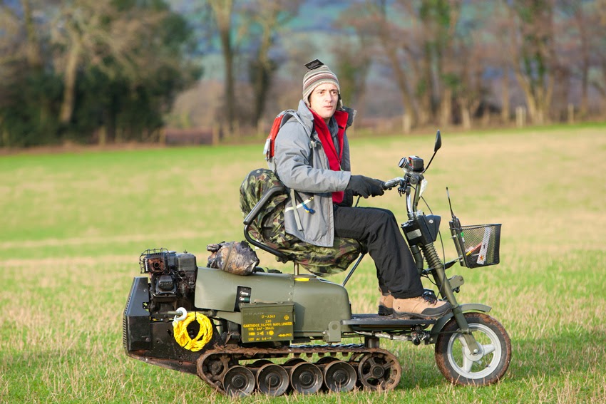 Mobility Scooters race to Beaulieu to join World of Top Gear Exhibition