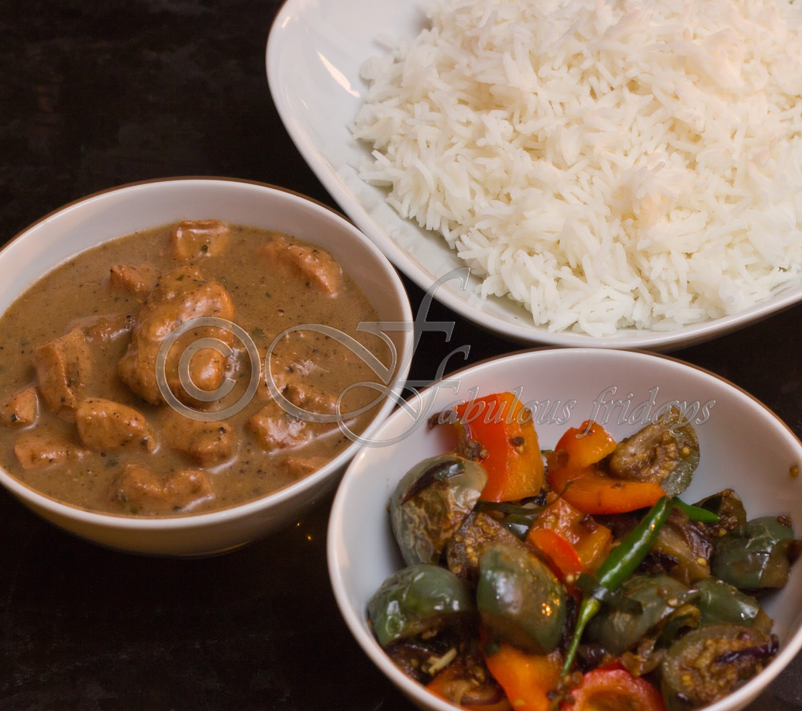 fabulous fridays Massaman Chicken curry with Thai green eggplant