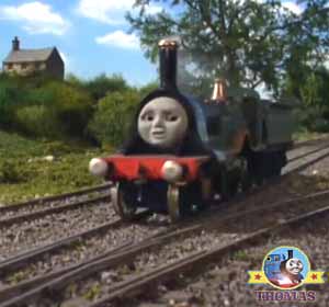 black train in thomas