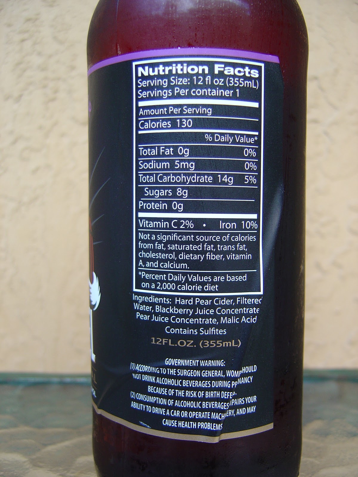 Daily Beer Review Fox Barrel Blackberry Pear Cider