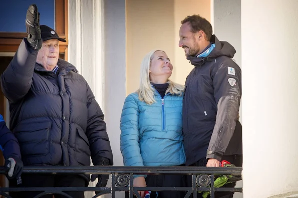 King Harald V and Queen Sonja of Norway, Crown Princess Mette-Marit of Norway and Crown Prince Haakon of Norway, Prince Sverre Magnus of Norway, Princess Ingrid Alexandra of Norway, Princess Märtha Louise