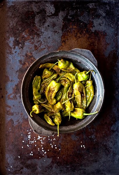 Blistered Padrón Peppers