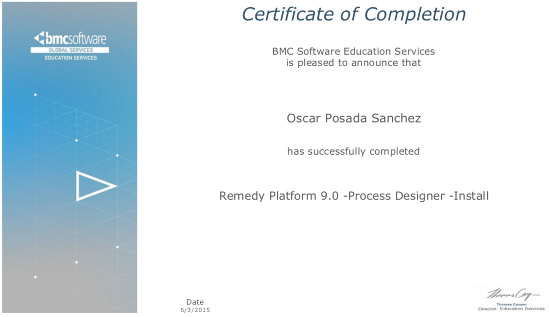 BMC Remedy Process Designer