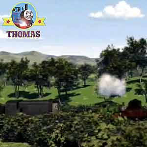 Wheel turn Thomas & friends Percy the tank engine push the Island of Sodor fair calliope organ