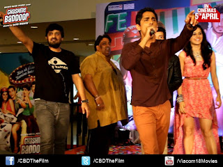 Music Launch of Chashme Baddoor Movie at Infiniti Mall