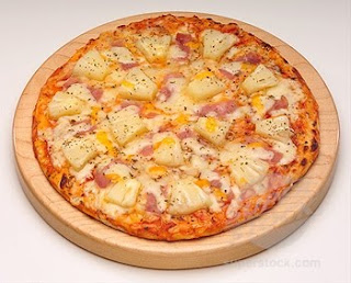 Ham and pineapple pizza Italian Food Recipe