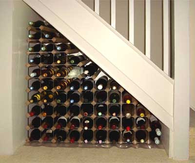 under stairs wine rack plans