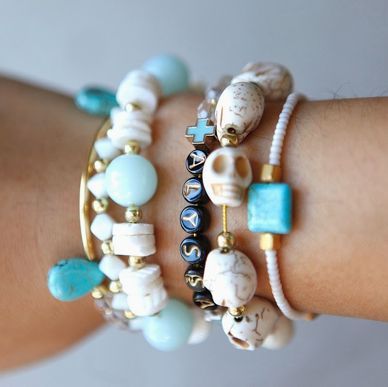 hello, whimsy. TUTORIAL ELASTIC STRETCH BRACELETS