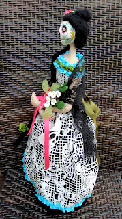 Anaboo Creations: New Catrina Day of the Dead Art Doll on EBAY