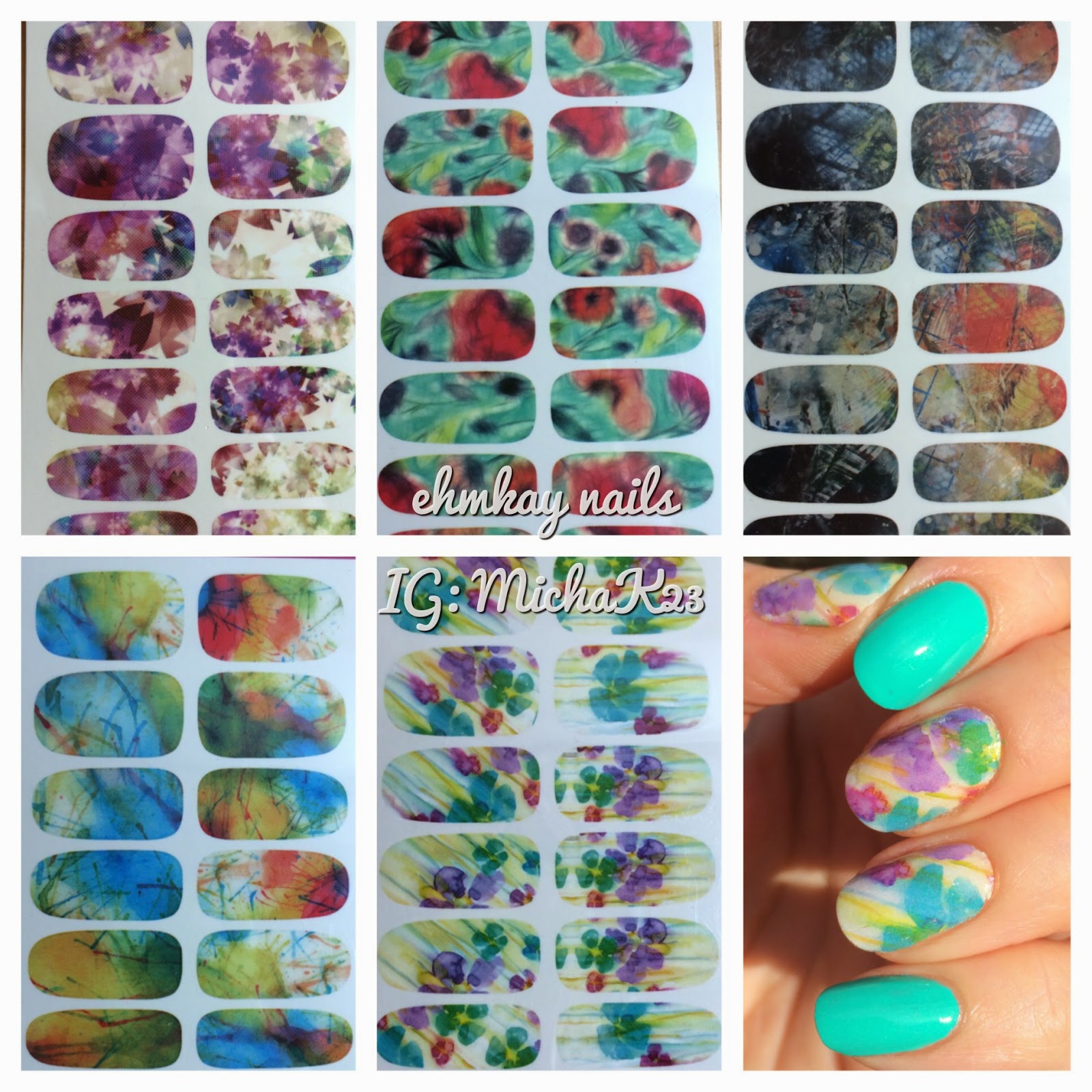 ehmkay nails: Born Pretty Full Nail Water Decals: Instant Nail Art!