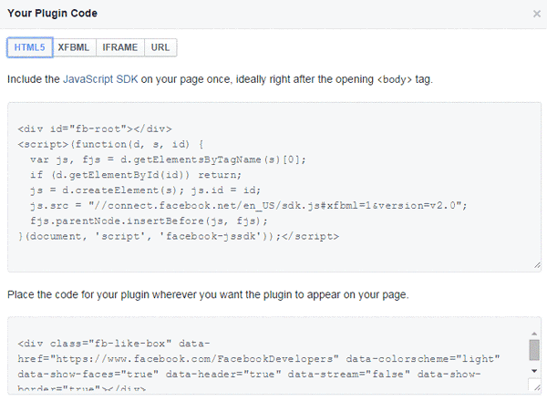 Widget HTML5 Facebook Tidak Berjalan Widget HTML5 Facebook