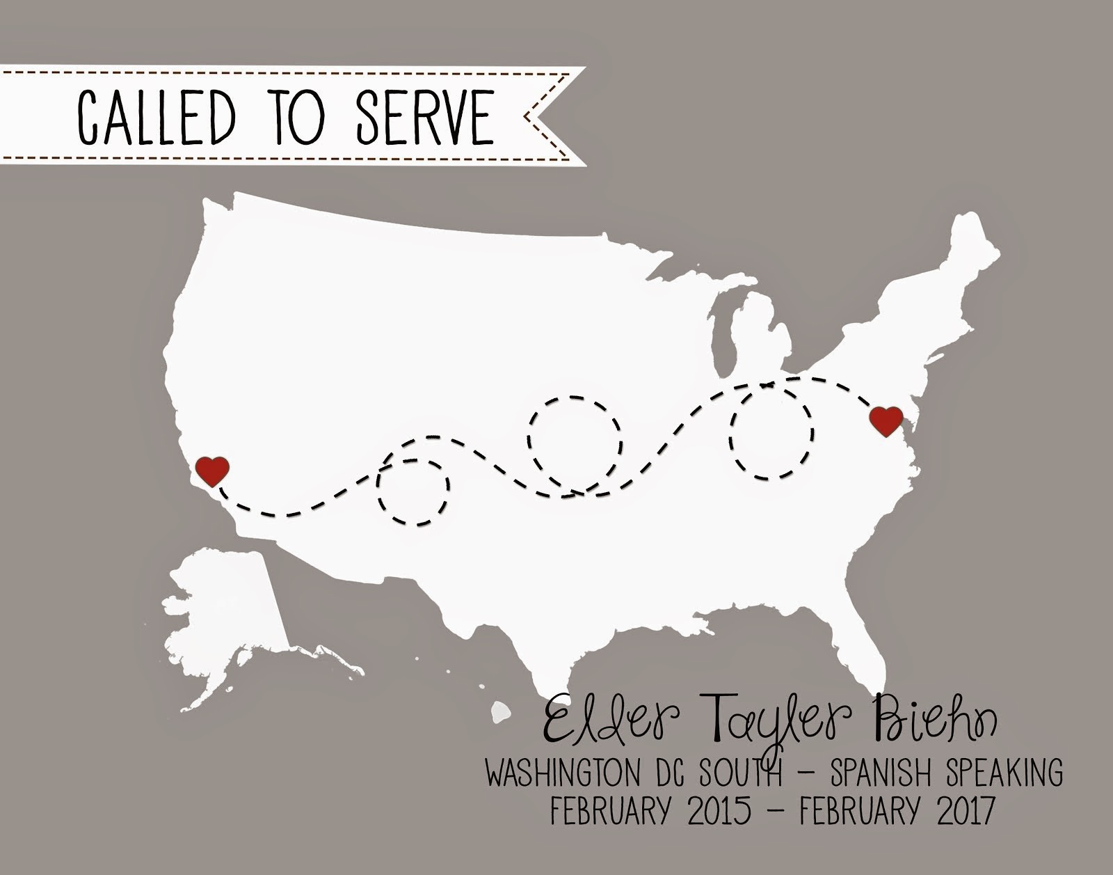 Called to Serve Map