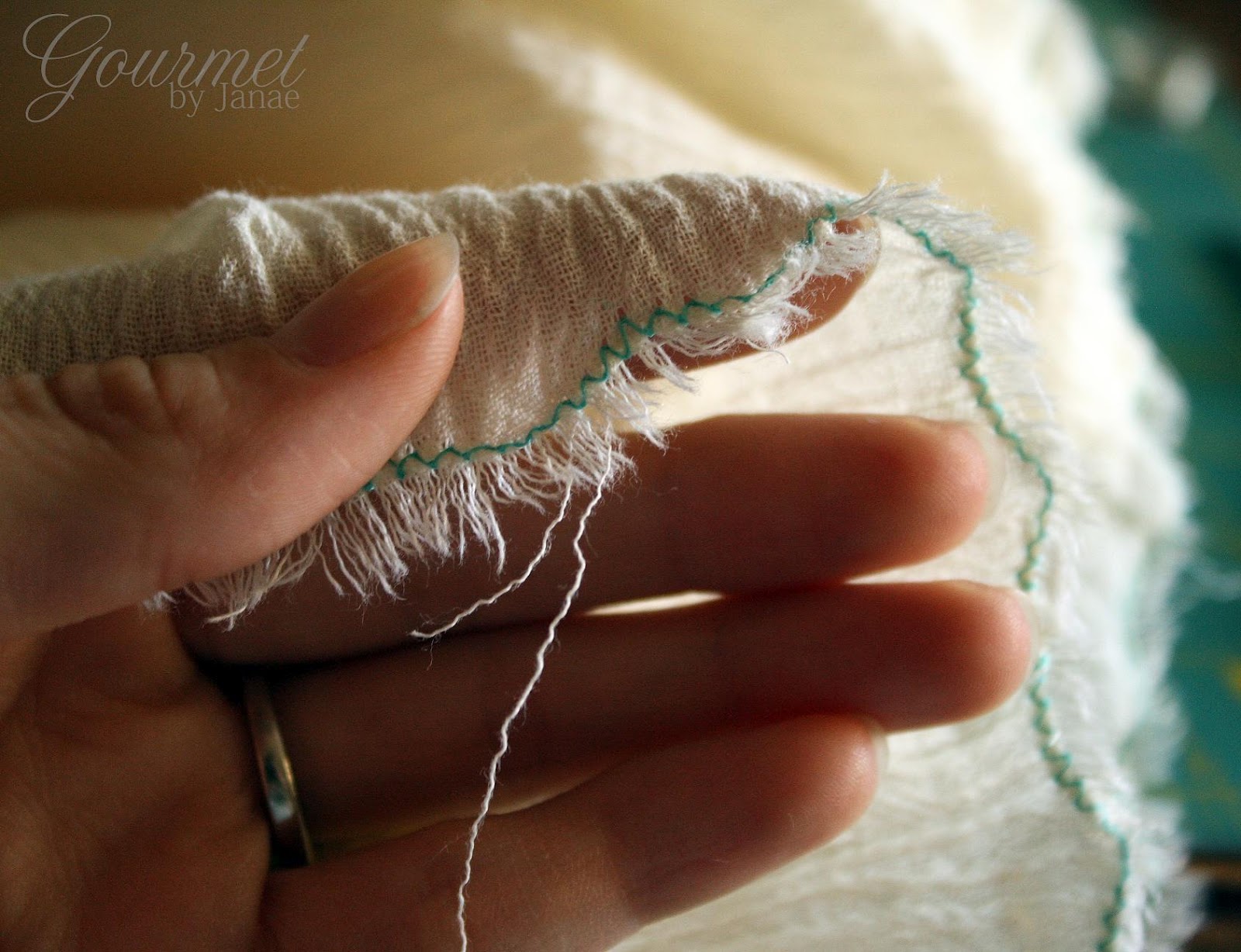 Gourmet by Janae Simple Personalized Cotton Baby Blanket