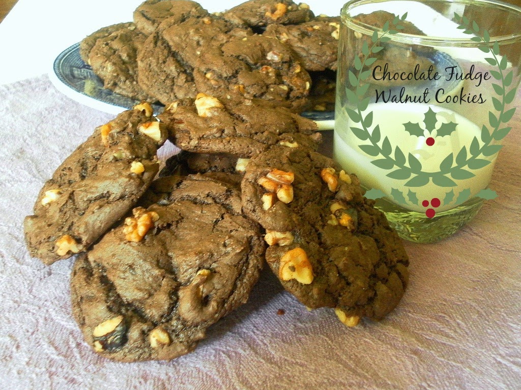 Cooking On A Budget Chocolate Fudge Walnut Cookies